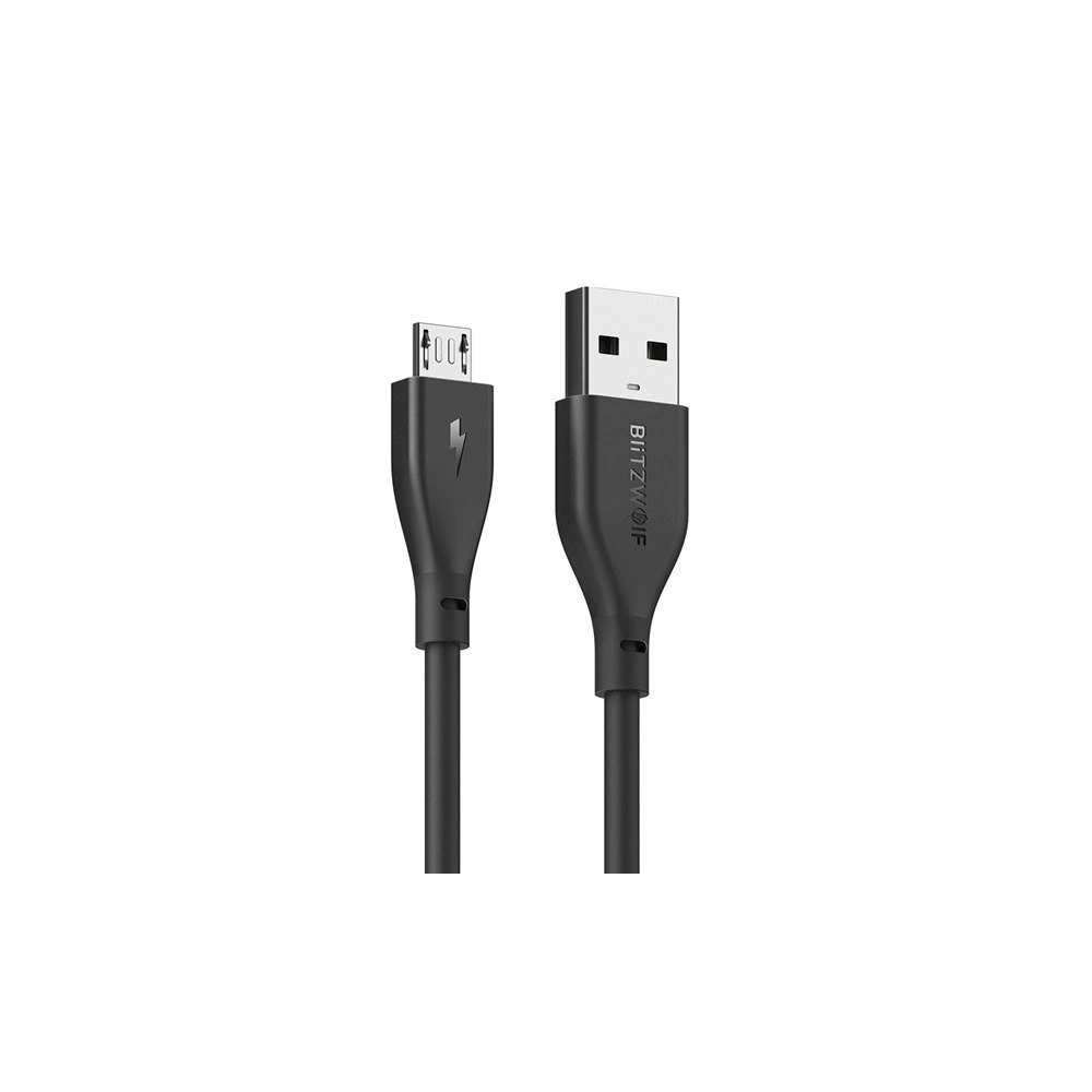 Kabel Micro USB AmpCore II BlitzWolf BW-MC11 1m czarny