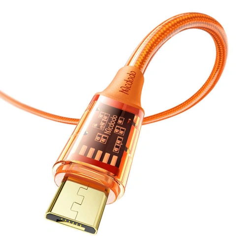 Kup Kabel Mcdodo CA-2102 USB-A / microUSB, 3A, 1.8m (pomarańczowy) - MDD155 - {ean13} - Sklep Home Screen