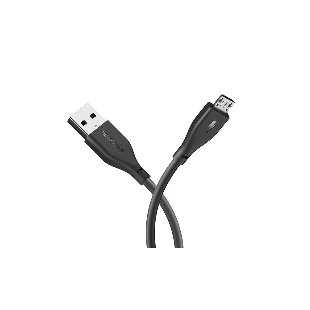 Kabel Micro USB AmpCore II BlitzWolf BW-MC11 1m czarny