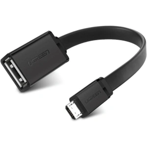 Adapter OTG Micro USB UGREEN (płaski) czarny