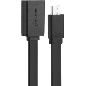 Adapter OTG Micro USB UGREEN (płaski) czarny