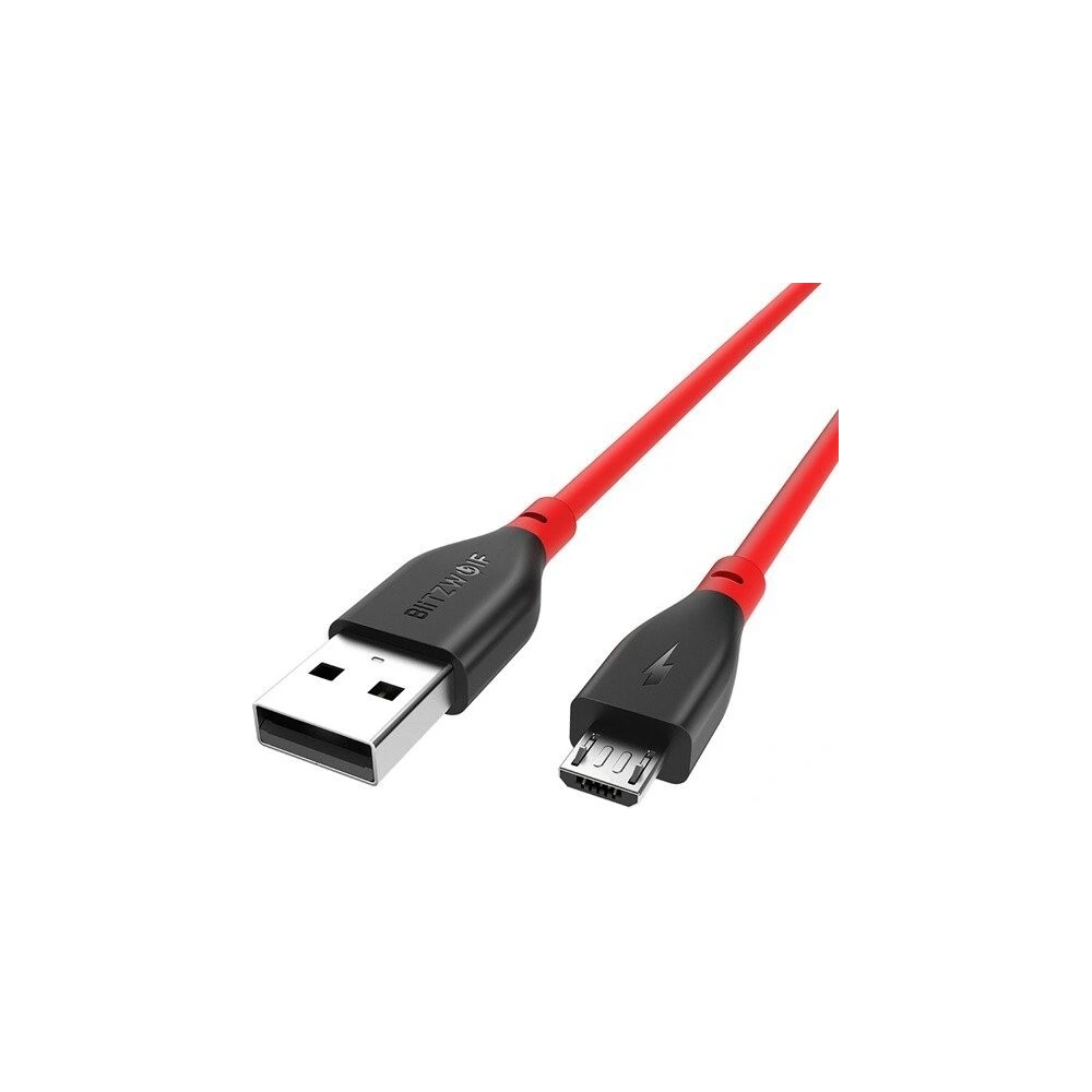 Kabel Micro USB AmpCore II BlitzWolf BW-MC11 1m czerwony