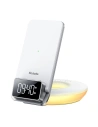 Mcdodo Încărcător wireless cu lumină de noapte / funcție de ceas cu alarmă CH-1610 15W, alb