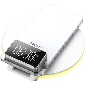 Buy Mcdodo CH-1610 wireless charger with night light / alarm clock function 15W, white - MDD165 - {ean13} - Home Screen Store Europe