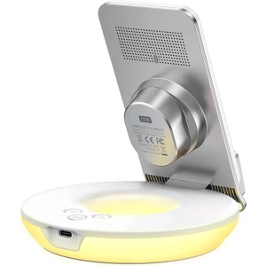 Buy Mcdodo CH-1610 wireless charger with night light / alarm clock function 15W, white - MDD165 - {ean13} - Home Screen Store Europe