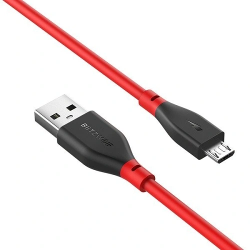 Kup Kábel Micro USB AmpCore II BlitzWolf BW-MC11 1m piros - BLZ029RED - {ean13} - Sklep Home Screen