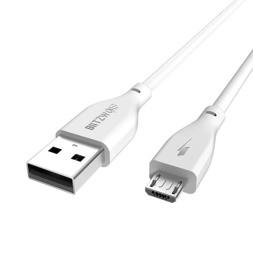 Kup Kabel Micro USB AmpCore II BlitzWolf BW-MC10 0,3m bílý - BLZ030WHT - {ean13} - Sklep Home Screen