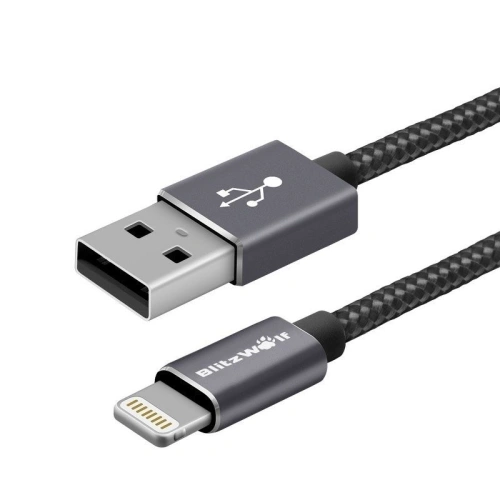Kup Kabel Lightning BlitzWolf BW-MF5 1m czarny - BLZ031BLK - {ean13} - Sklep Home Screen