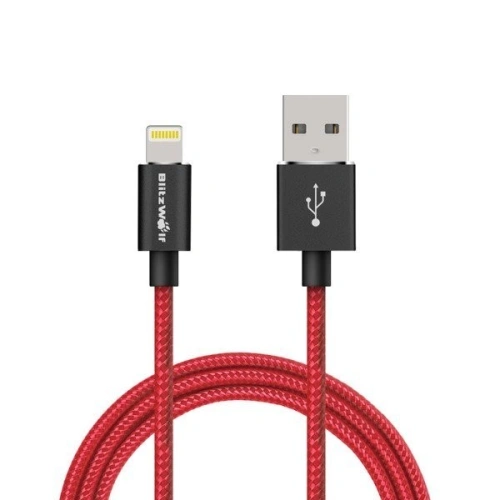 Kup Lightning-Kabel BlitzWolf BW-MF6 1,8m rot - BLZ034RED - {ean13} - Sklep Home Screen