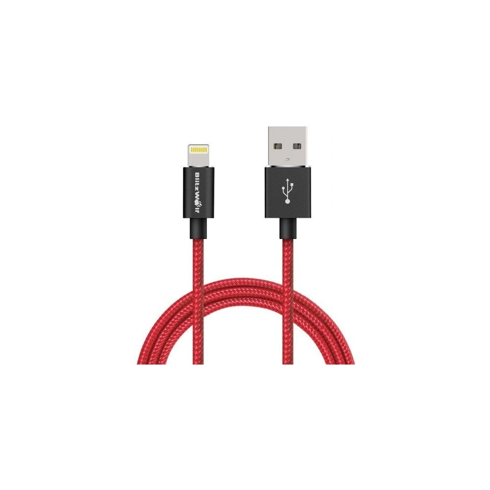Kabel Lightning BlitzWolf BW-MF6 1,8m czerwony