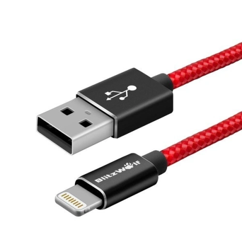 Kup Lightning-Kabel BlitzWolf BW-MF6 1,8m rot - BLZ034RED - {ean13} - Sklep Home Screen