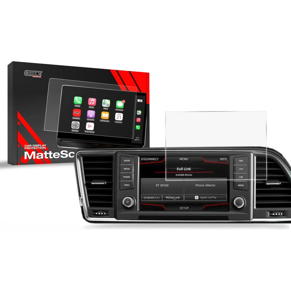Folia matowa GrizzGlass CarDisplay Protection do Seat Ateca 8" 2016-2019
