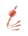 Kup Zsinór tekercs Mcdodo CA-7252 3w1 USB-A / Lightning, microUSB, USB-C, 1,2m (narancssárga) - MDD171 - {ean13} - Sklep Home Screen