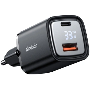 Kup Ładowarka sieciowa Mcdodo CH-1701 USB-A, USB-C, 33W z wyświetlaczem (czarna) - MDD176 - {ean13} - Sklep Home Screen