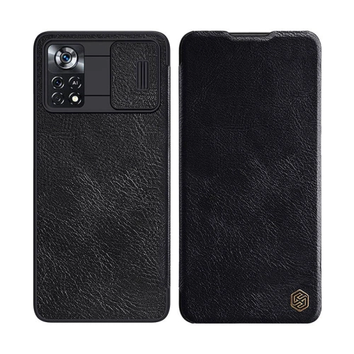 Kup Case Nillkin Qin Leather Pro Xiaomi Poco X4 Pro 5G (schwarz) - NLK1345 - {ean13} - Sklep Home Screen