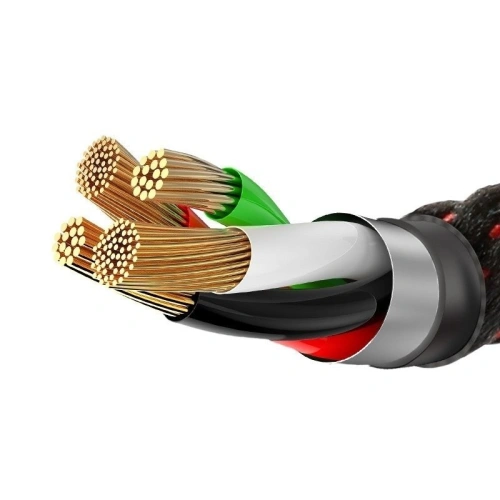 Buy Lightning Cable with LED Lamp Baseus C-shaped 2.4A 1m Black - BSU492BLK - {ean13} - Home Screen Store Europe