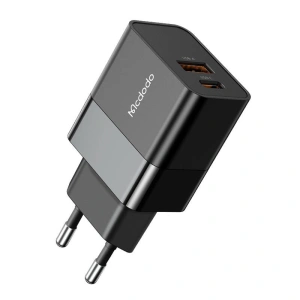 Kup Ładowarka sieciowa Mcdodo CH-1951 USB-A, USB-C, PD, QC, 20W (czarne) - MDD189 - {ean13} - Sklep Home Screen