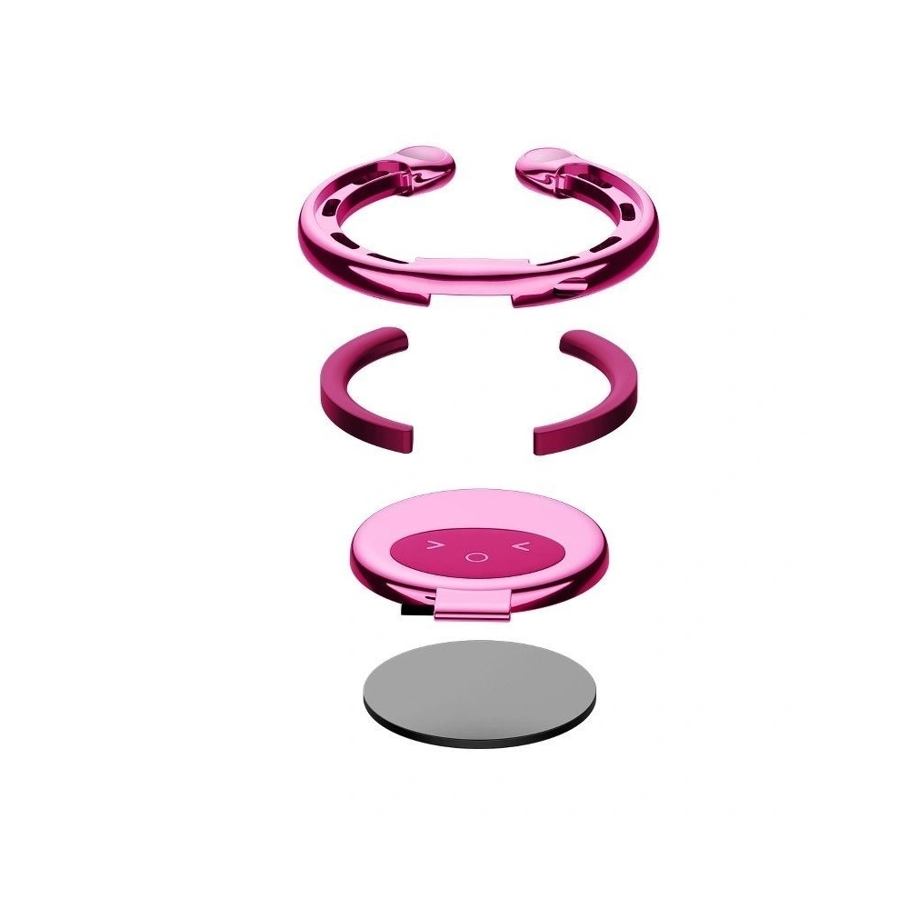 Uchwyt pierścień, ring holder Baseus Elf do telefonu (różowy)