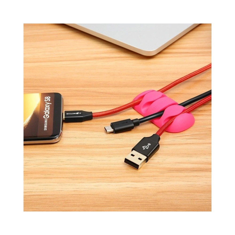 Mini organizer kabla BlitzWolf BW-PM2 (4-slotowy) wielokolorowy (4 sztuki)