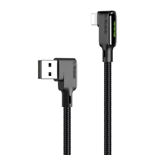Kup Kabel kątowy Mcdodo CA-7511 USB-A / Lightning, 1,8m (schwarz) - MDD196 - {ean13} - Sklep Home Screen