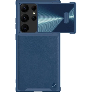 Kup Etui Nillkin CamShield Leather Samsung Galaxy S23 Ultra (modré) - NLK1360 - {ean13} - Sklep Home Screen