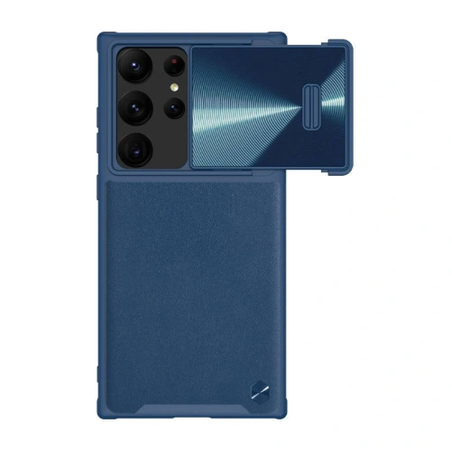 Kup Case Nillkin CamShield Leather Samsung Galaxy S23 Ultra (blau) - NLK1360 - {ean13} - Sklep Home Screen