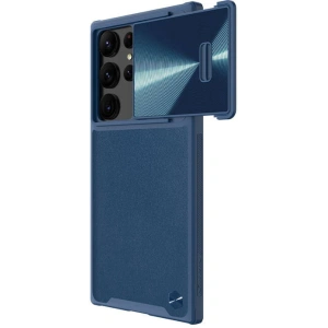 Kup Etui Nillkin CamShield Leather Samsung Galaxy S23 Ultra (modré) - NLK1360 - {ean13} - Sklep Home Screen