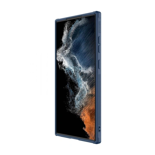Kup Nillkin Samsung Carcasă CamShield Leather Galaxy S23 Ultra (albastru) - NLK1360 - {ean13} - Sklep Home Screen