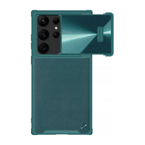 Kup Nillkin Samsung Carcasă CamShield Leather Galaxy S23 Ultra (verde) - NLK1361 - {ean13} - Sklep Home Screen
