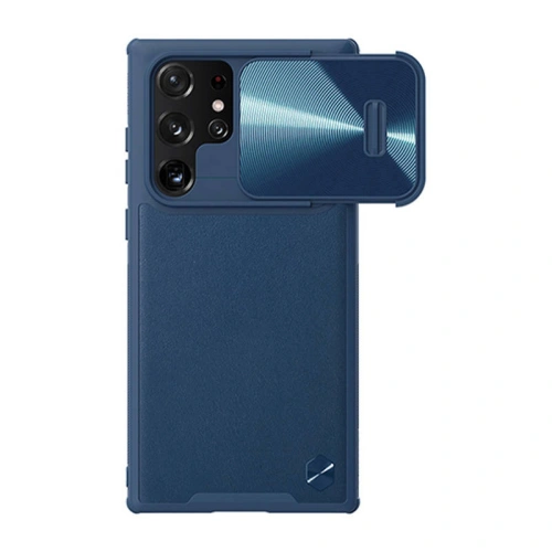 Kup Case Nillkin CamShield Leather Samsung Galaxy S22 Ultra (blau) - NLK1363 - {ean13} - Sklep Home Screen