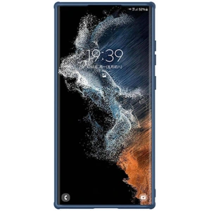 Kup Nillkin Samsung Carcasă CamShield Leather Galaxy S22 Ultra (albastru) - NLK1363 - {ean13} - Sklep Home Screen
