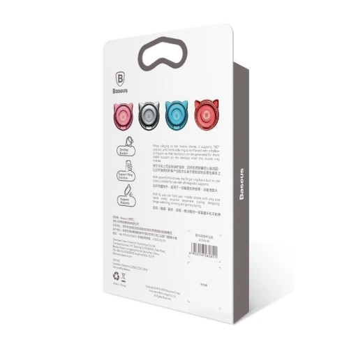 Kup Uchwyt pierścień, ring holder Baseus Cat pentru telefon (negru) - BSU497BLK - {ean13} - Sklep Home Screen