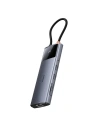 Kup Adapter 10w1 Baseus Metal Gleam II Serie USB-C / HDMI, USB-A (10Gbps), 2xUSB-A, USB-C, USB-C (PD), RJ45, SD/TF, mini-jack 3,5mm - BSU4772 - {ean13} - Sklep Home Screen