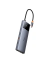 Kup Adapter 10w1 Baseus Metal Gleam II Serie USB-C / HDMI, USB-A (10Gbps), 2xUSB-A, USB-C, USB-C (PD), RJ45, SD/TF, mini-jack 3,5mm - BSU4772 - {ean13} - Sklep Home Screen