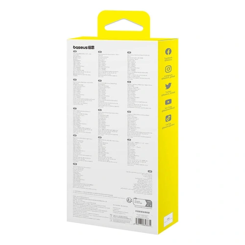 Kup Adaptér 10w1 Baseus Metal Gleam II Series USB-C / HDMI, USB-A (10Gbps), 2xUSB-A, USB-C, USB-C (PD), RJ45, SD/TF, mini-jack 3,5mm - BSU4772 - {ean13} - Sklep Home Screen