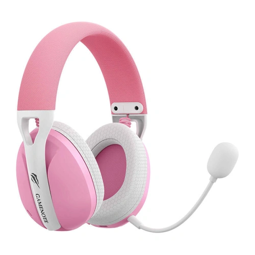 Buy Havit Fuxi H1 2.4G, BT, USB-C headphones with microphone (pink) - HVT242 - {ean13} - Home Screen Store Europe