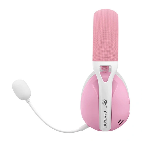 Buy Havit Fuxi H1 2.4G, BT, USB-C headphones with microphone (pink) - HVT242 - {ean13} - Home Screen Store Europe