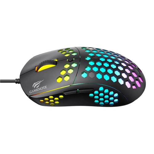 Buy Havit MS1032 RGB wired mouse, 800-6400 DPI (black) - HVT244 - {ean13} - Home Screen Store Europe