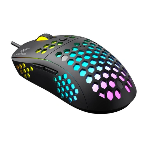 Buy Havit MS1032 RGB wired mouse, 800-6400 DPI (black) - HVT244 - {ean13} - Home Screen Store Europe