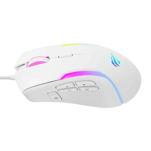 Buy Havit MS1033 RGB wired mouse, 800-8000 DPI (white) - HVT245 - {ean13} - Home Screen Store Europe