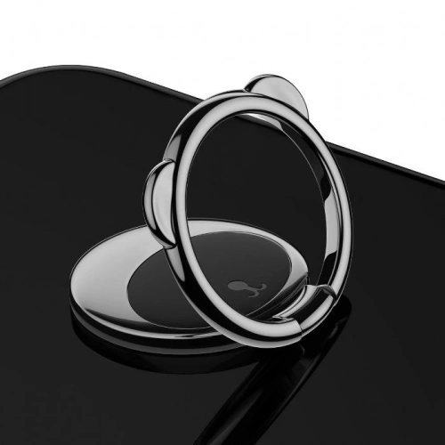 Kup Uchwyt pierścień, ring holder Baseus Bear pentru telefon (negru) - BSU500BLK - {ean13} - Sklep Home Screen