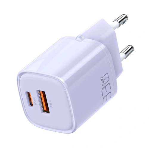 Kup Síťová nabíječka Mcdodo CH-0155 USB-A, USB-C, GaN, 33W (fialová) - MDD209 - {ean13} - Sklep Home Screen