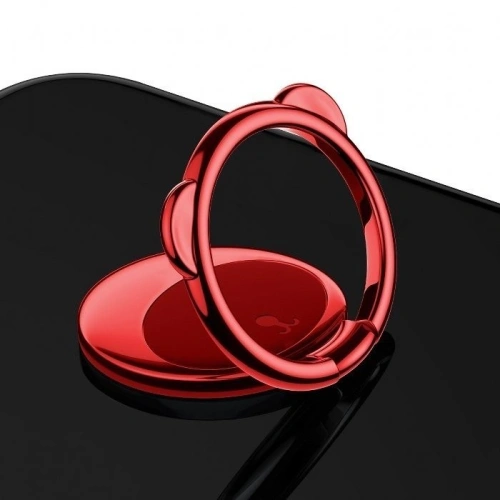 Buy Baseus Bear Ring Holder Red - BSU502RED - {ean13} - Home Screen Store Europe