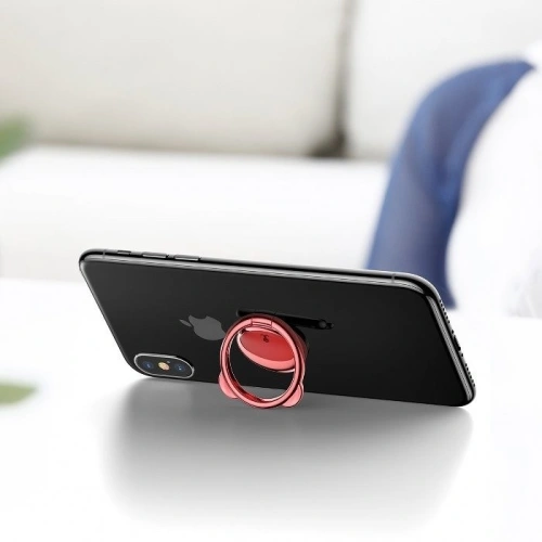 Buy Baseus Bear Ring Holder Red - BSU502RED - {ean13} - Home Screen Store Europe
