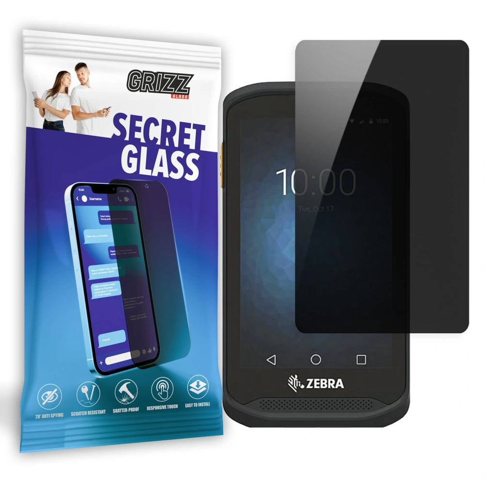 Matowe szkło prywatyzujące GrizzGlass SecretGlass do Zebra TC25