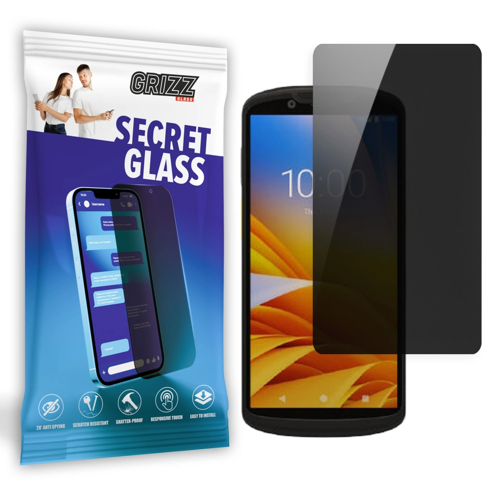 Matowe szkło prywatyzujące GrizzGlass SecretGlass do Zebra TC58