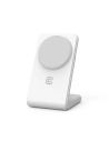 Kup Ładowarka bezprzewodowa 2w1 Crong MagSpot Stand MagSafe (biały) - CRG668 - {ean13} - Sklep Home Screen