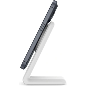 Kup Ładowarka bezprzewodowa 2w1 Crong MagSpot Stand MagSafe (biały) - CRG668 - {ean13} - Sklep Home Screen