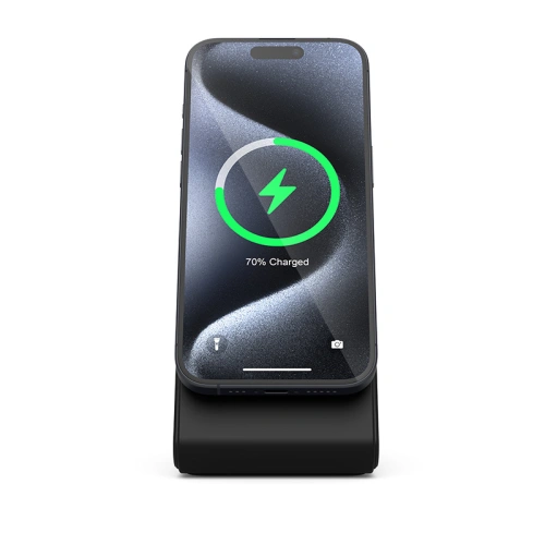 Buy Crong MagSpot Stand MagSafe 2-in-1 Wireless Charger (black) - CRG669 - {ean13} - Home Screen Store Europe
