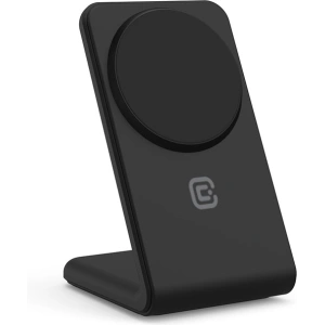 Kup Ładowarka bezprzewodowa 2w1 Crong MagSpot Stand MagSafe (czarny) - CRG669 - {ean13} - Sklep Home Screen